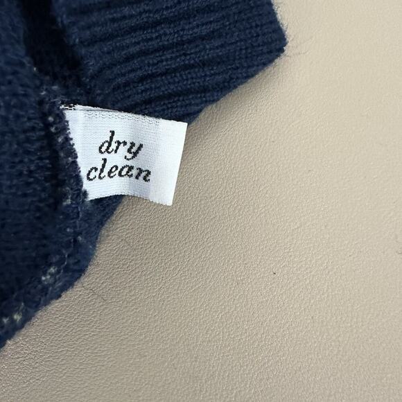 Vtg Pendleton Wool Sweater Vest Womens S Blue Scottish Dogs Preppy Dark Academia - Picture 14 of 15